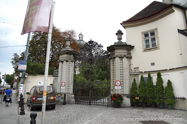 The Third Man filming location: Salesianerinnenkirche, Rennweg, Vienna, Austria