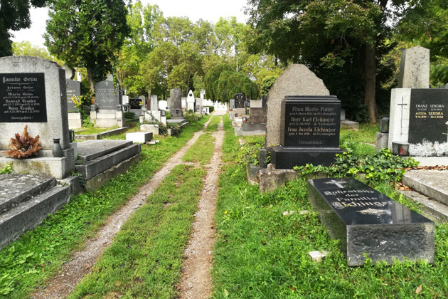 The Third Man filming location: Section 43A, Zentralfriedhof, Vienna, Austria