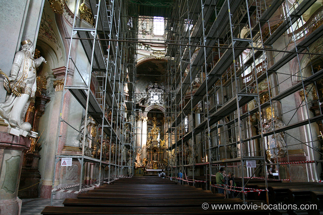 Van Helsing film location: St Nicholas Church, Malostanske namesti, Mala Strana, Prague