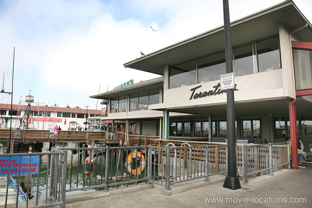 A View To A Kill film location: Tarantino's, Fisherman's Wharf, San Francisco