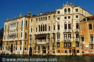 Vampire in Venice location: Palazzo Barbaro, Canal Grande at Ponte dell'Accademia, Venice