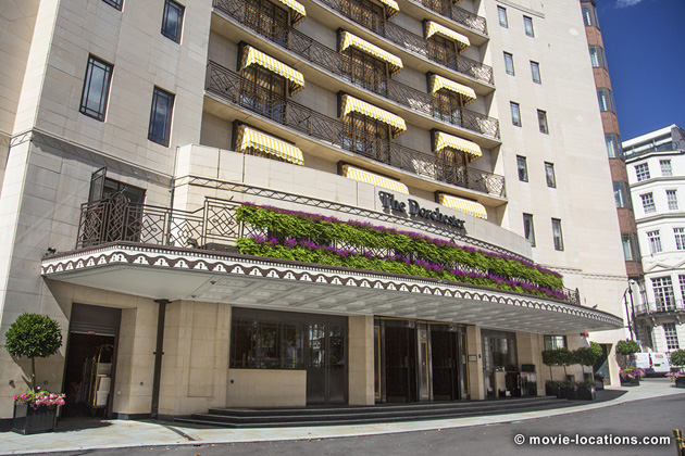Brannigan filming location: Dorchester Hotel, Park Lane, Mayfair, London W1