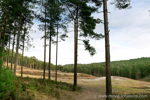 The Wolfman location: Bourne Woods, Farnham, Surrey