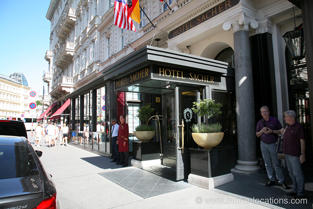 The Third Man filming location: Hotel Sacher Wien, Philhamonikerstrasse, Vienna, Austria