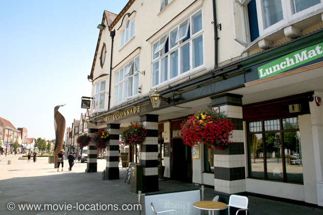 The World's End location: The Colonnade, Letchworth Garden City