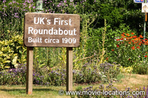 The World's End location: Sollershott Circus, Broadway, Letchworth Garden City