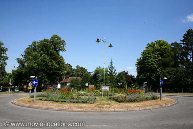 The World's End location: Sollershott Circus, Broadway, Letchworth Garden City